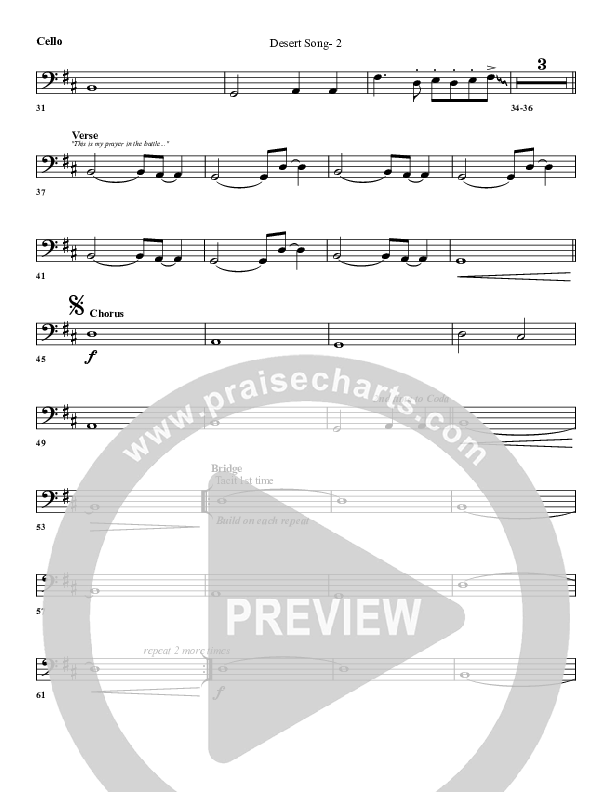 Desert Song Cello (G3 Worship)