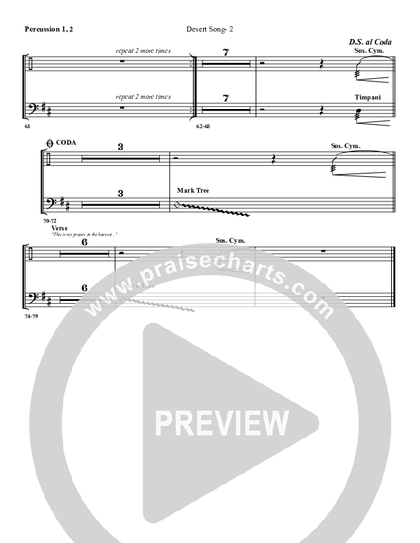 Desert Song Percussion 1/2 (G3 Worship)