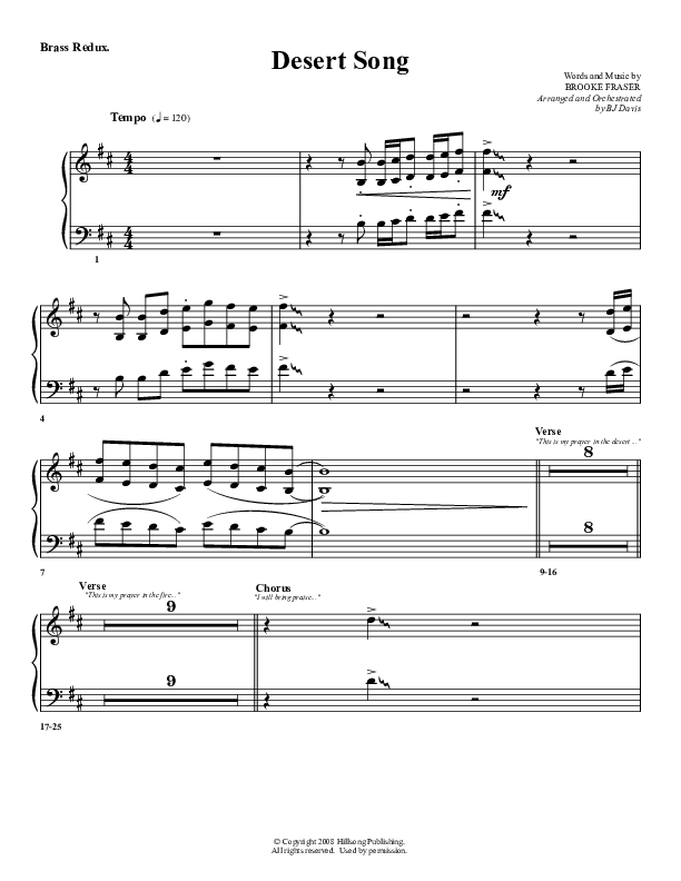 Desert Song Synth Brass (G3 Worship)