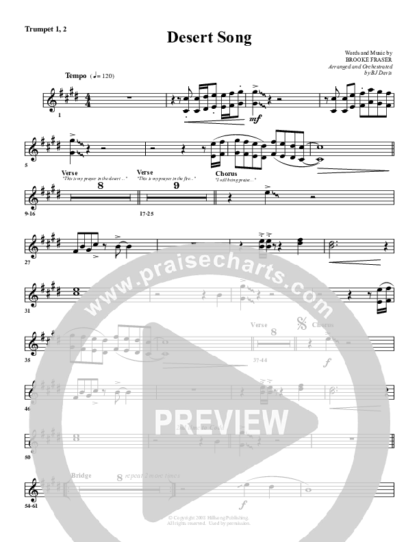 Desert Song Trumpet 1,2 (G3 Worship)