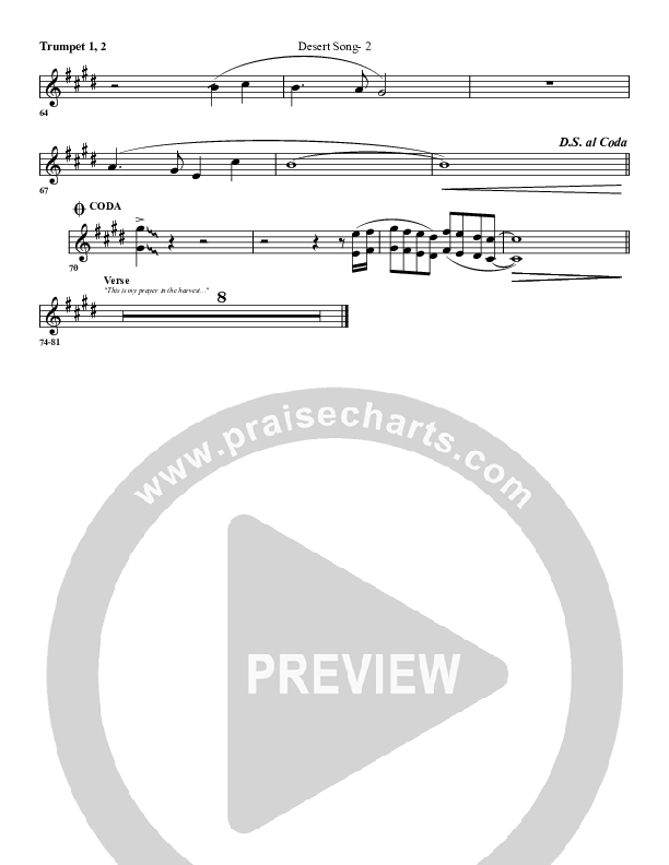 Desert Song Trumpet 1,2 (G3 Worship)