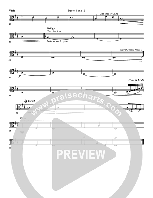 Desert Song Viola (G3 Worship)
