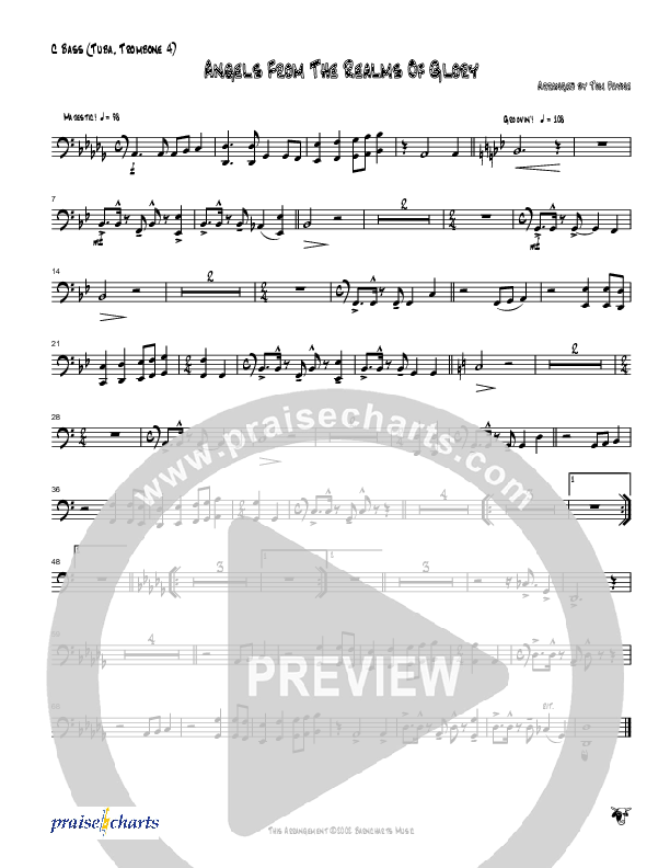 Angels From The Realms Of Glory (Instrumental) Contrabass (Tom Payne)