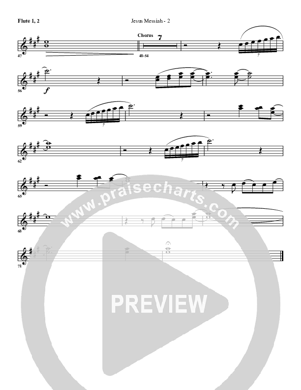 Jesus Messiah Flute 1/2 (G3 Worship)