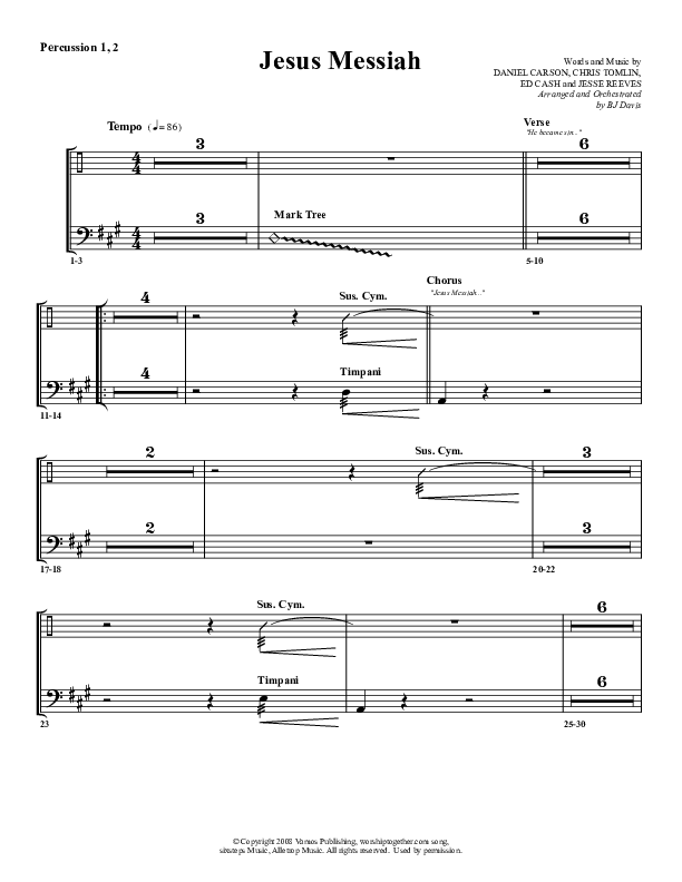 Jesus Messiah (G3 Worship) PraiseCharts