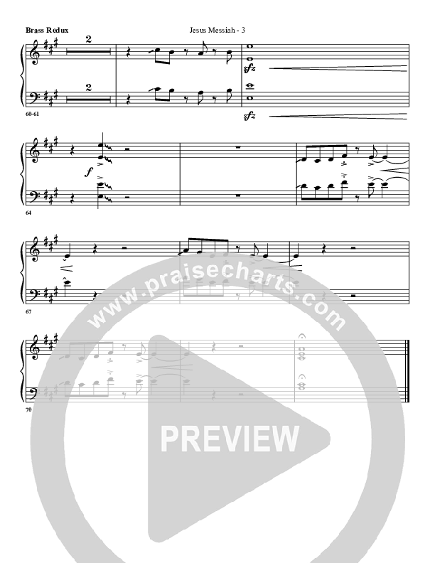 Jesus Messiah Synth Brass (G3 Worship)