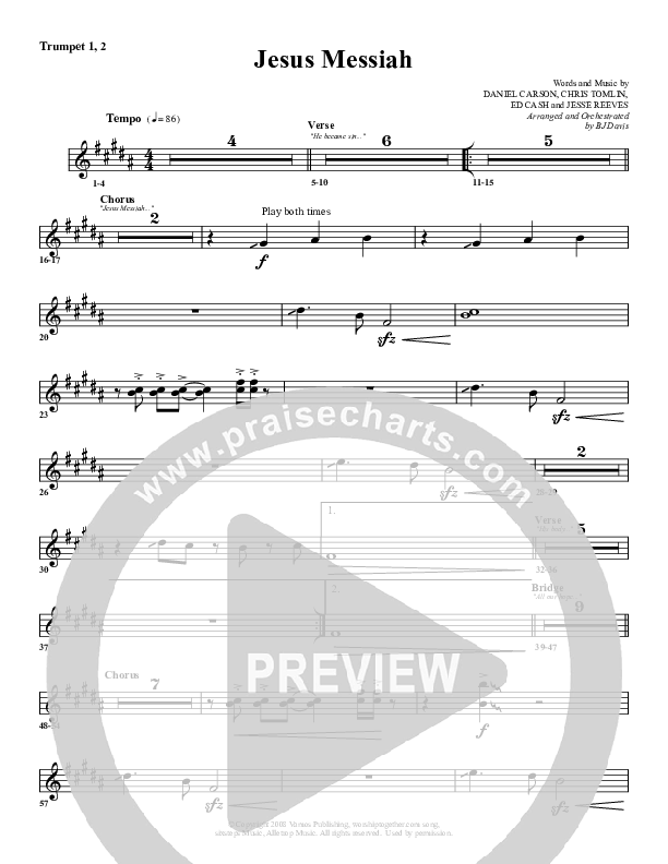 Jesus Messiah Trumpet 1,2 (G3 Worship)