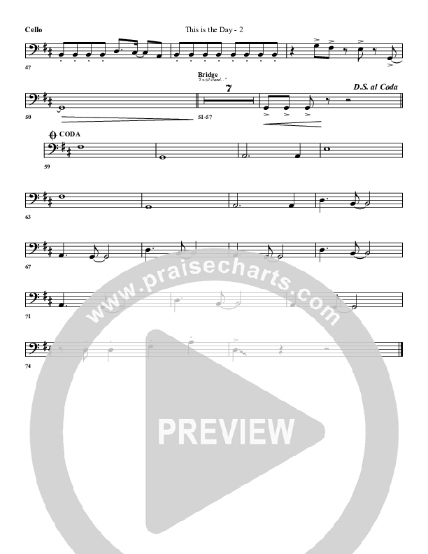 Today Is The Day Cello (G3 Worship)