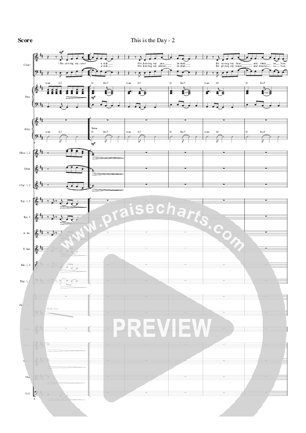Today Is The Day Orchestration (G3 Worship)