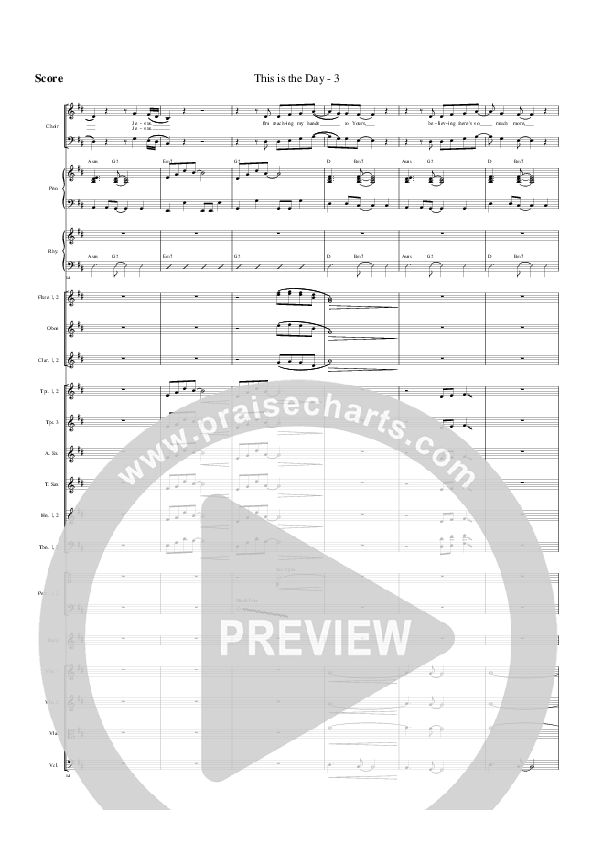Today Is The Day Orchestration (G3 Worship)