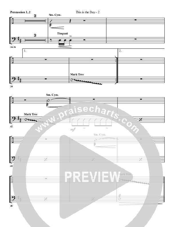 Today Is The Day Percussion 1/2 (G3 Worship)