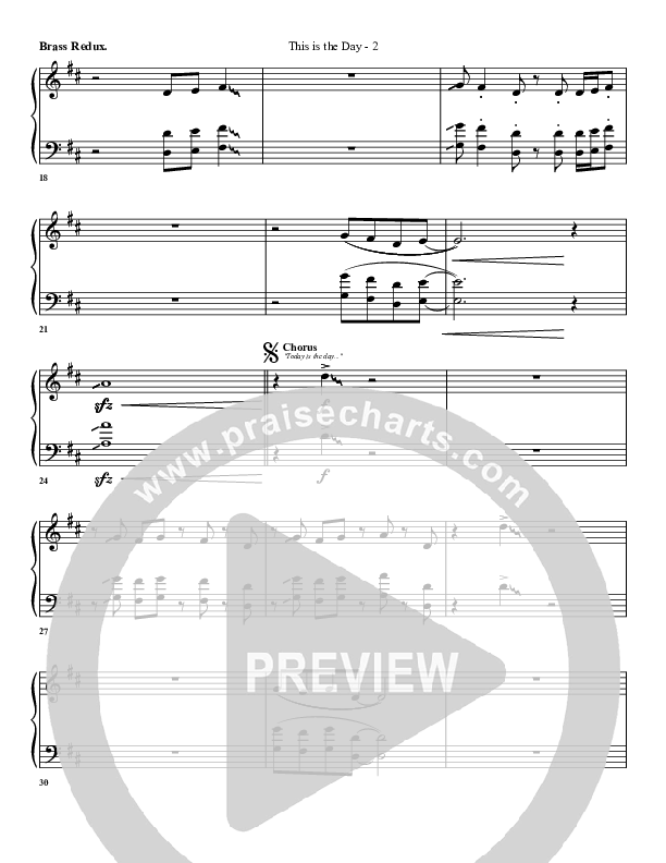 Today Is The Day Synth Brass (G3 Worship)
