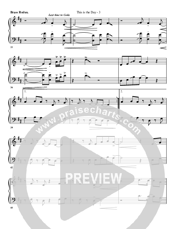 Today Is The Day Synth Brass (G3 Worship)