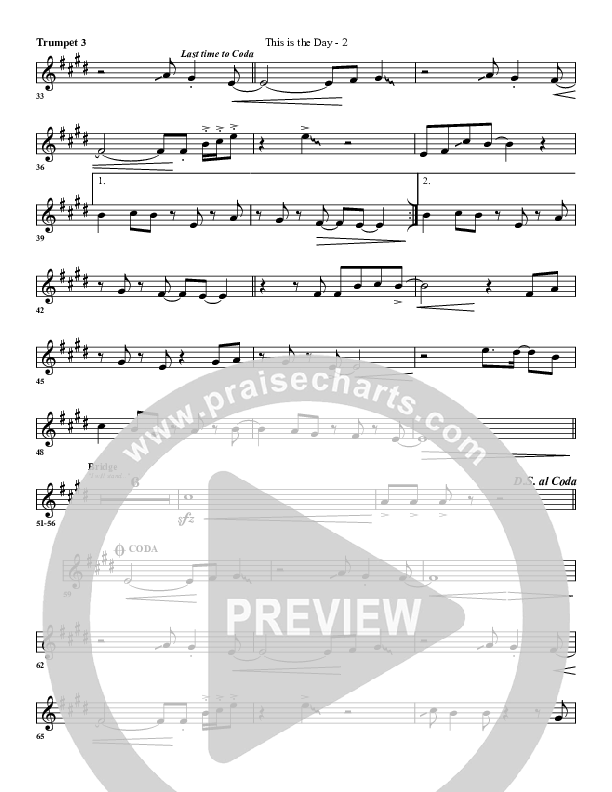 Today Is The Day Trumpet 3 (G3 Worship)