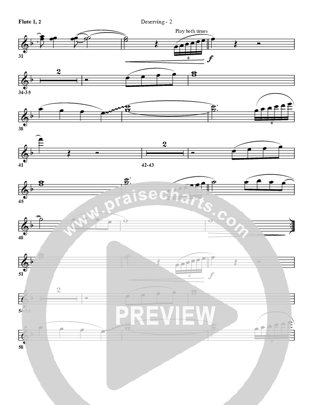 Deserving Flute 1/2 (G3 Worship)