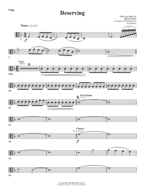 Deserving Viola (G3 Worship)