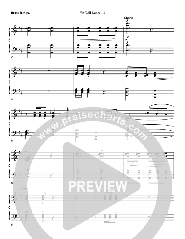 We Will Dance Synth Brass (G3 Worship)