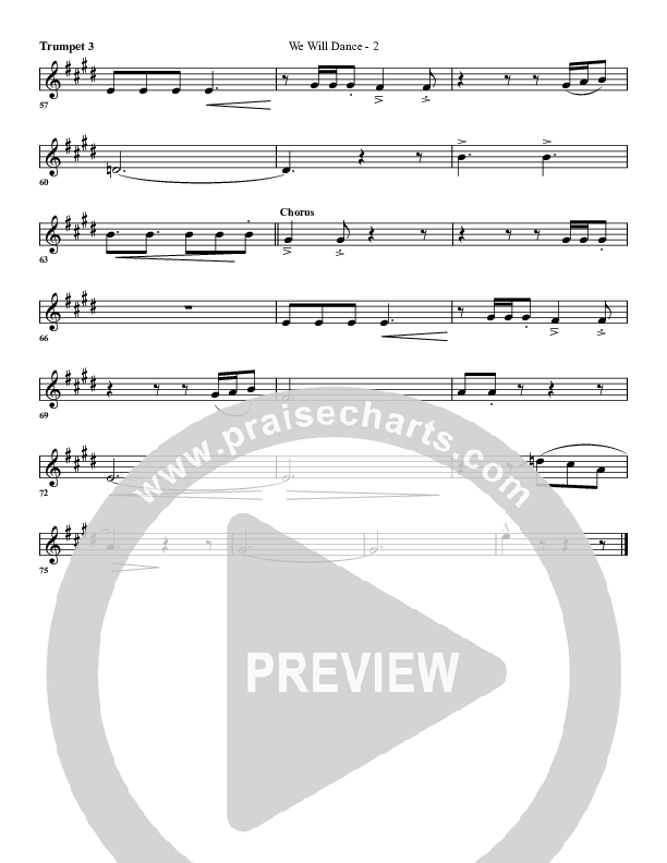 We Will Dance Trumpet 3 (G3 Worship)