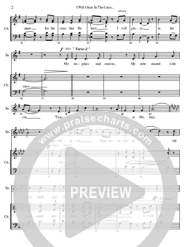 I Will Glory Choir Vocals (SATB) (G3 Worship)