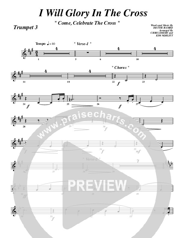 I Will Glory Trumpet 3 (G3 Worship)