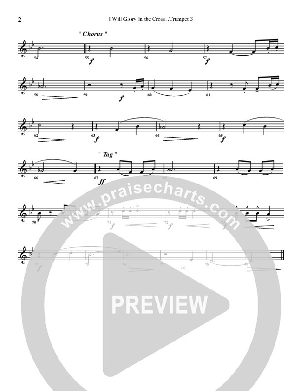 I Will Glory Trumpet 3 (G3 Worship)