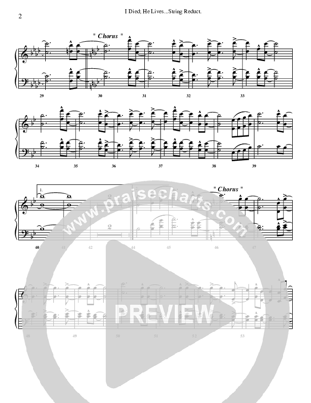 I Died He Lives Synth Strings (G3 Worship)