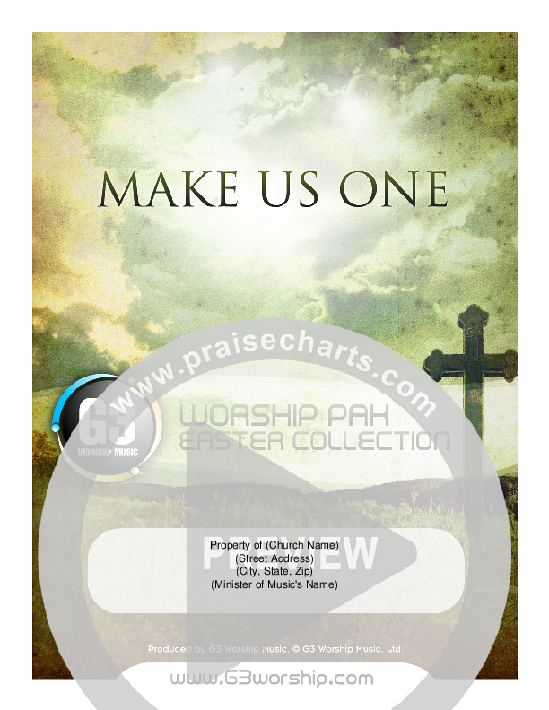 Make Us One Cover Sheet (G3 Worship)