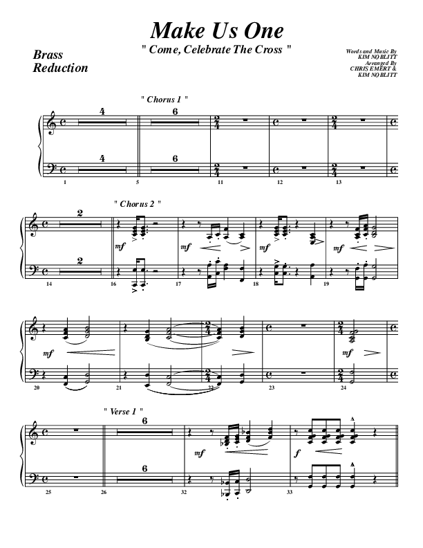 Make Us One Synth Brass (G3 Worship)