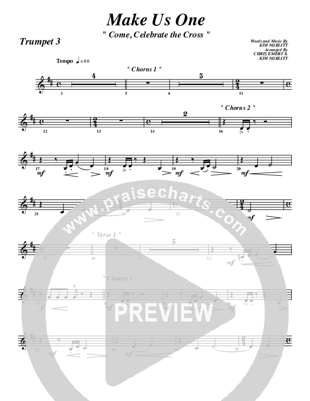 Make Us One Trumpet 3 (G3 Worship)