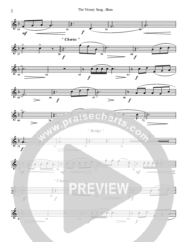 The Victory Song French Horn (G3 Worship)