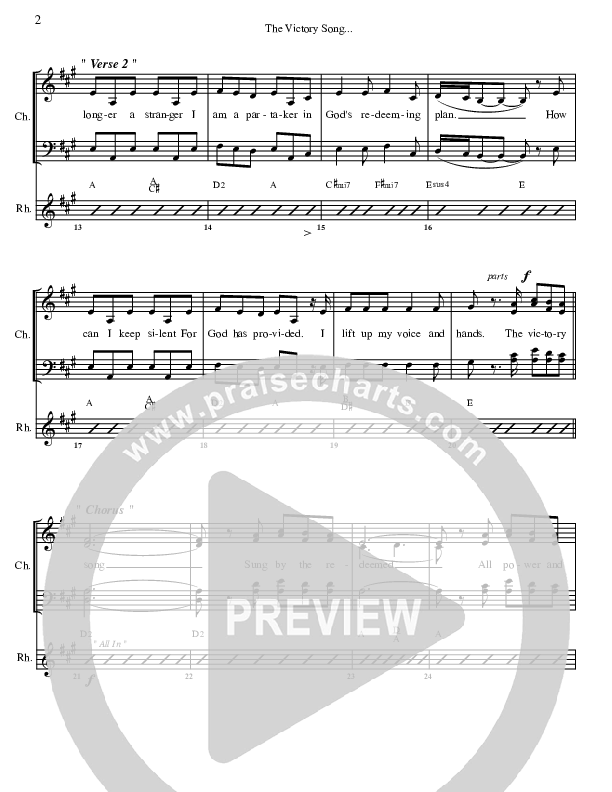 The Victory Song Rhythm/Vocal (G3 Worship)