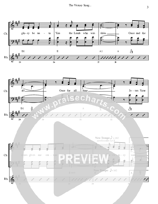 The Victory Song Rhythm/Vocal (G3 Worship)