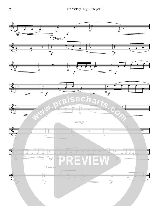 The Victory Song Trumpet 3 (G3 Worship)