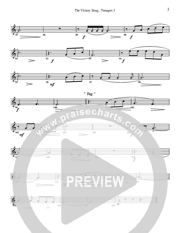 The Victory Song Trumpet 3 (G3 Worship)