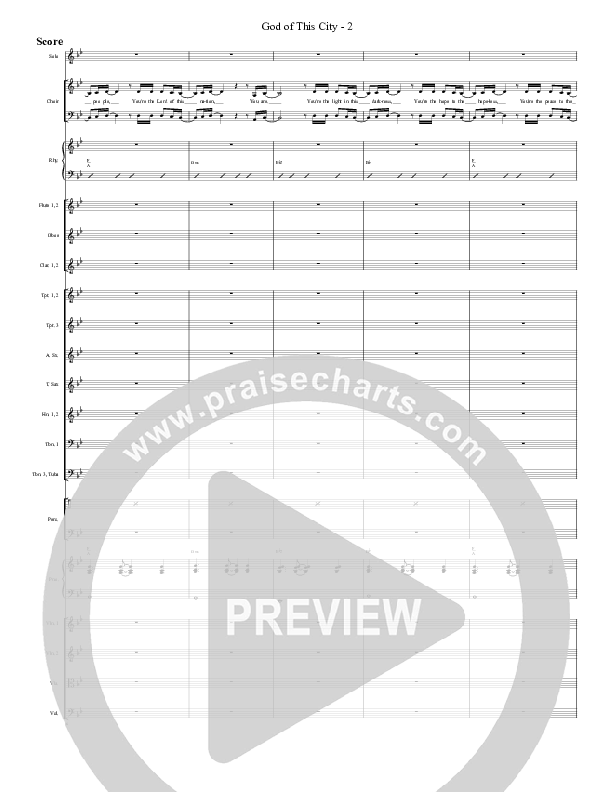 God Of This City Orchestration (G3 Worship)