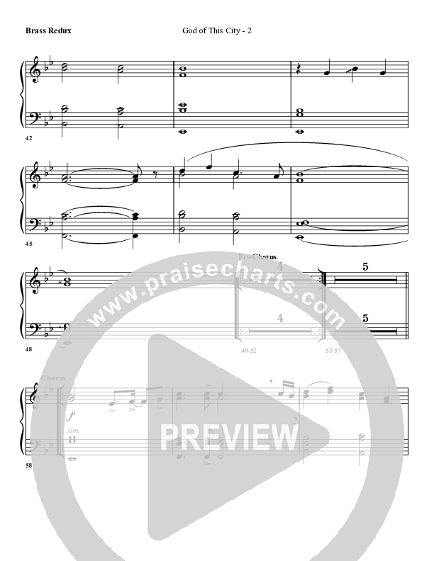 God Of This City Synth Brass (G3 Worship)