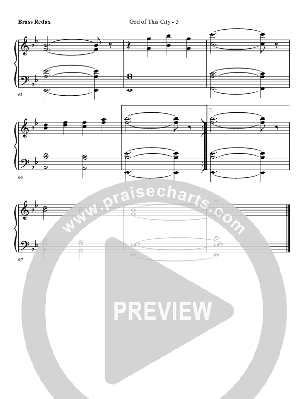 God Of This City Synth Brass (G3 Worship)
