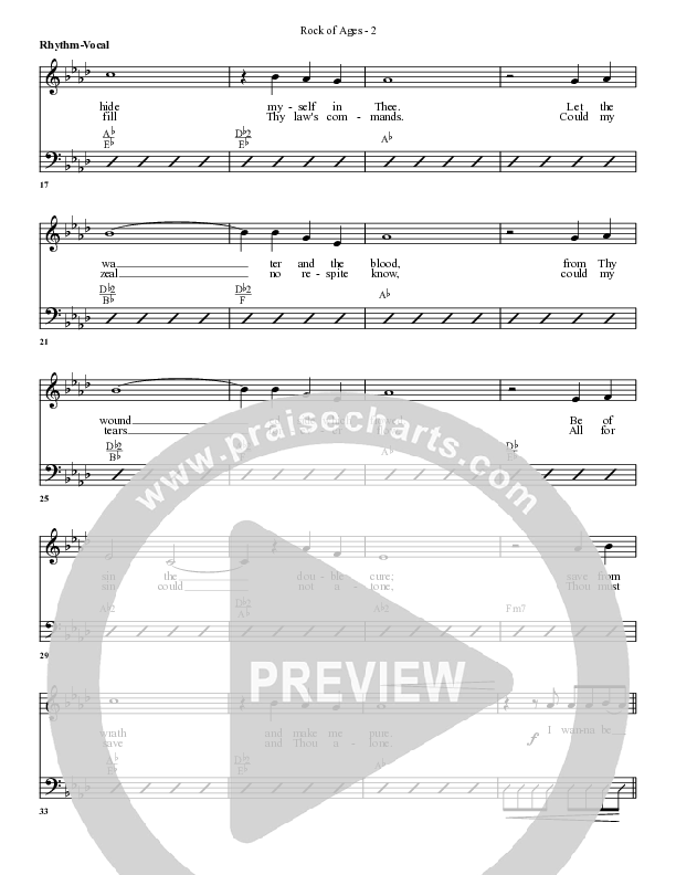 Rock Of Ages Rhythm/Vocal (G3 Worship)