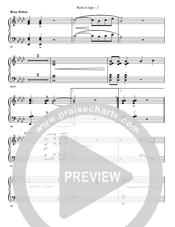 Rock Of Ages Synth Brass (G3 Worship)