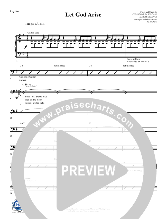 Guitar Lead Chart