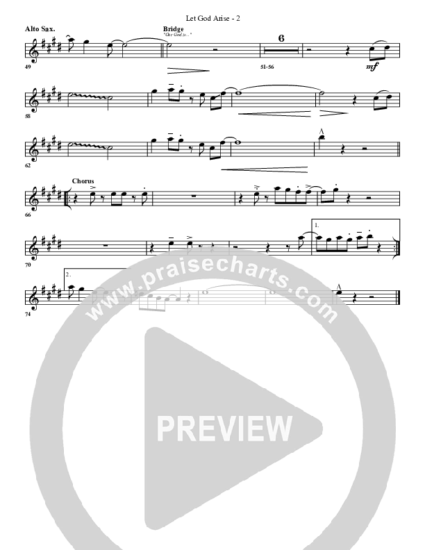 Let God Arise Alto Sax (G3 Worship)