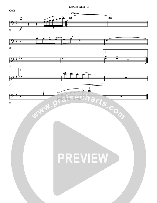Let God Arise Cello (G3 Worship)