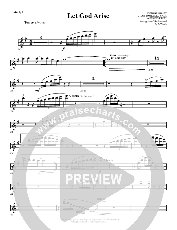 Let God Arise Flute 1/2 (G3 Worship)
