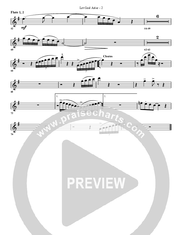 Let God Arise Flute 1/2 (G3 Worship)