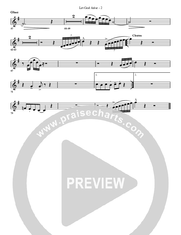 Let God Arise Oboe (G3 Worship)