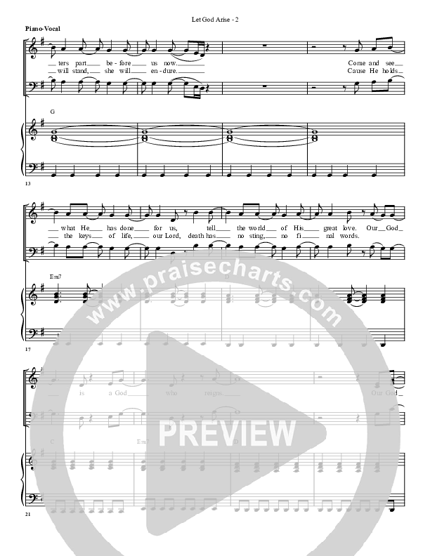 Let God Arise Lead & Piano (G3 Worship)