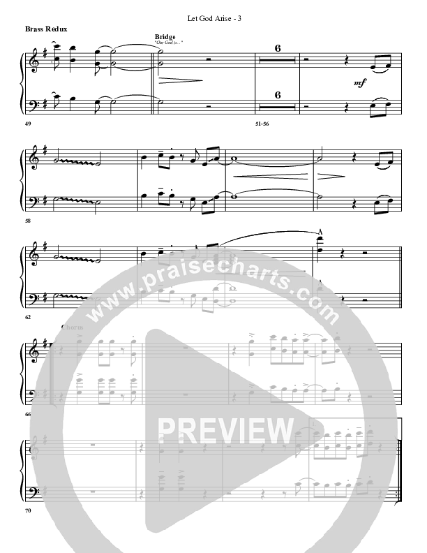 Let God Arise Synth Brass (G3 Worship)
