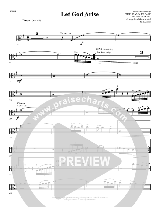 Let God Arise Viola (G3 Worship)