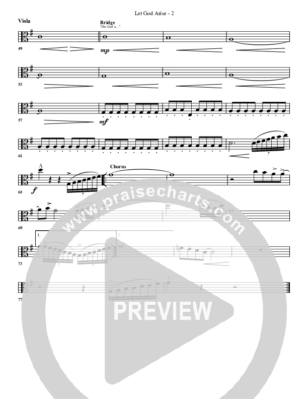 Let God Arise Viola (G3 Worship)