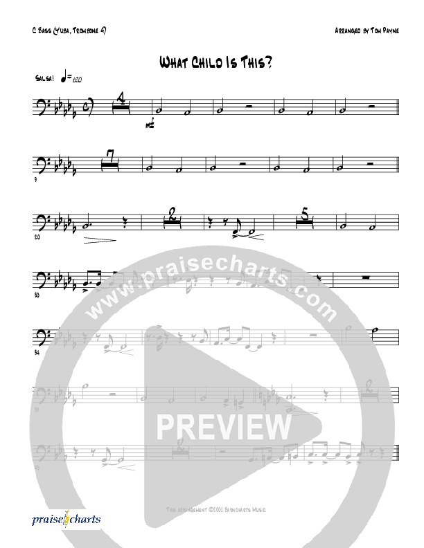 What Child Is This (Instrumental) Contrabass (Tom Payne)